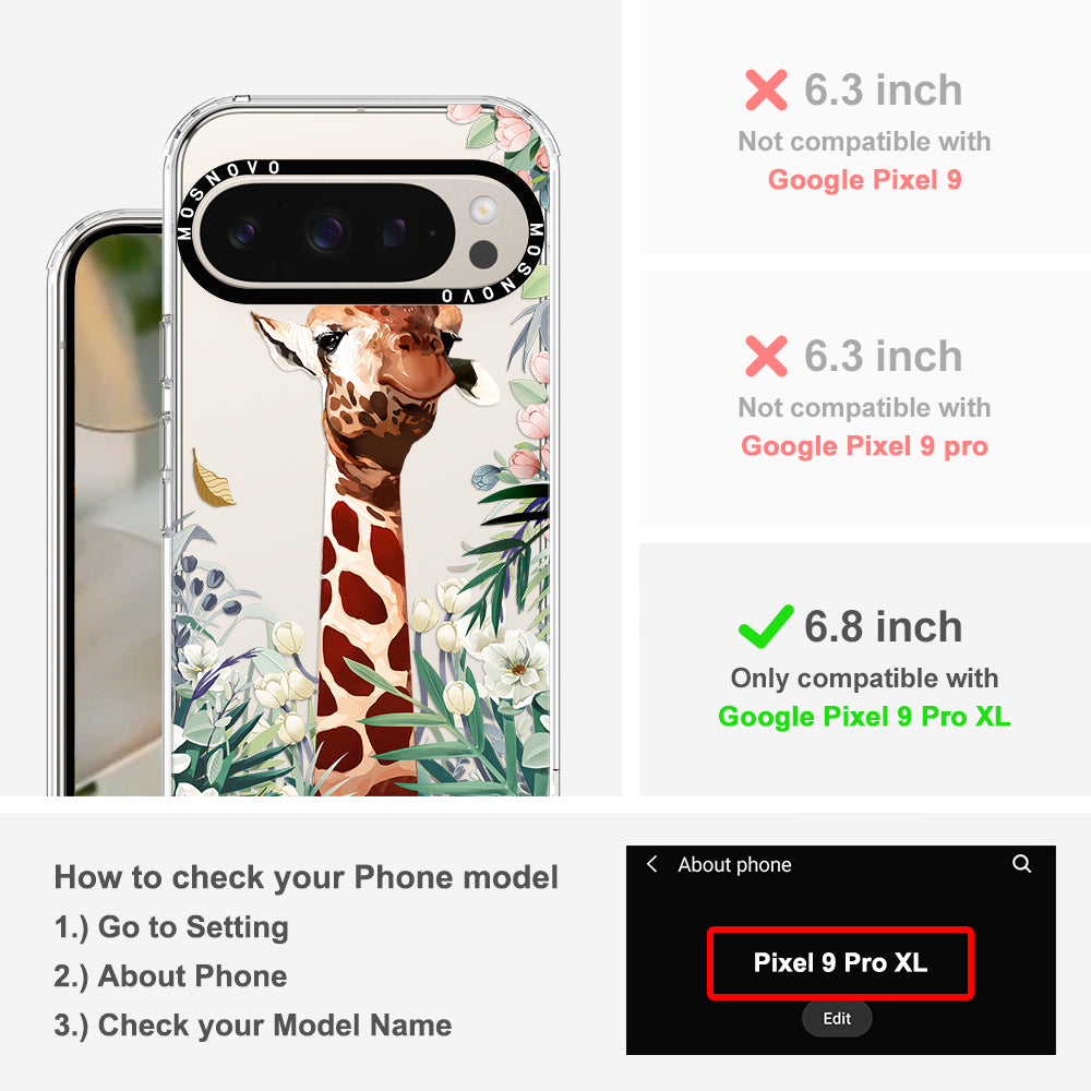 Giraffe Garden Phone Case - Google Pixel 9 Pro XL Case