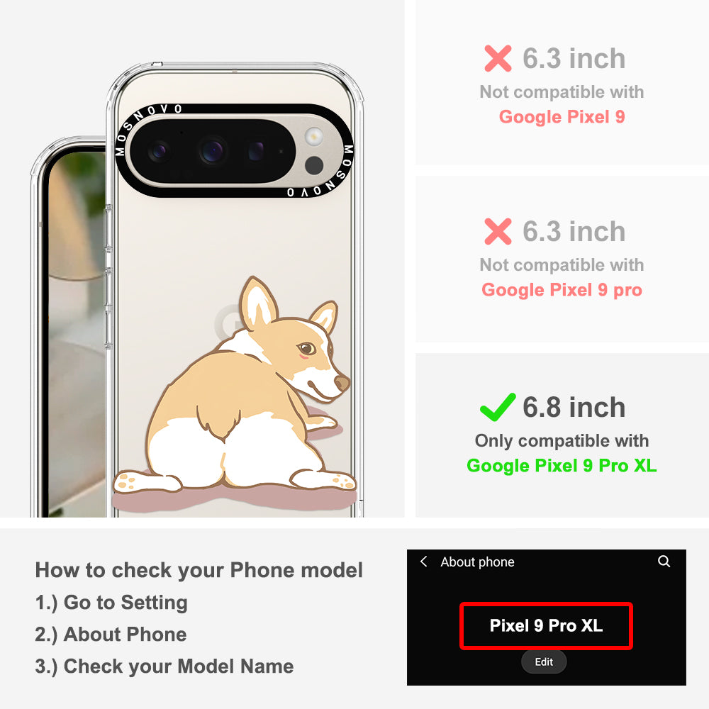 Corgi Butt Phone Case - Google Pixel 9 Pro XL Case