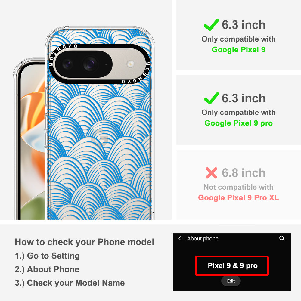 Wavy Art Phone Case - Google Pixel 9 Pro Case