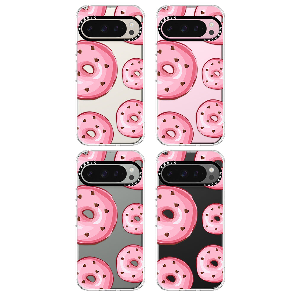 Pink Donuts Phone Case - Google Pixel 9 Pro Case