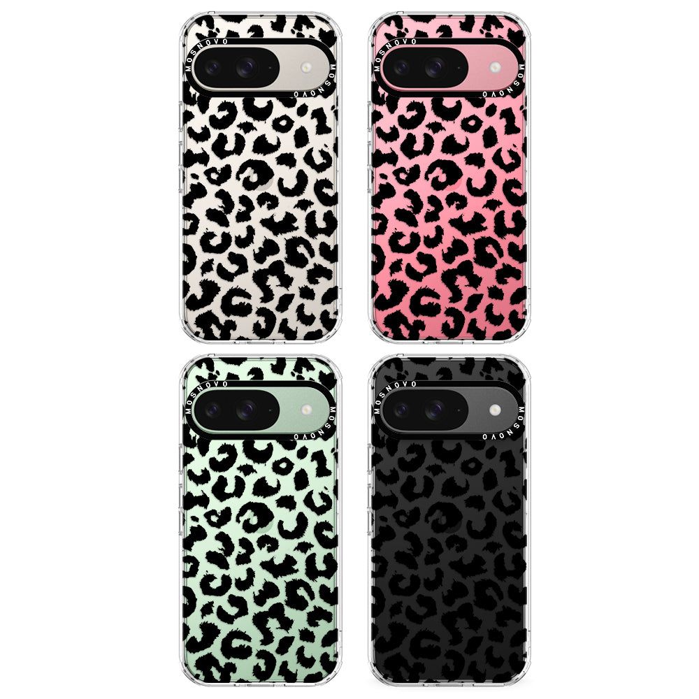 Black Leopard Print Phone Case - Google Pixel 9 Case