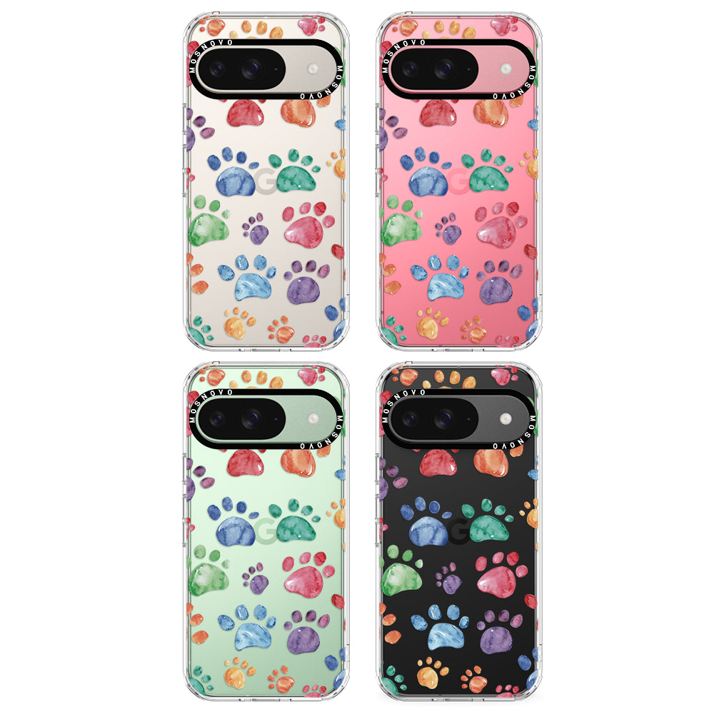 Colorful Paw Phone Case - Google Pixel 9 Case