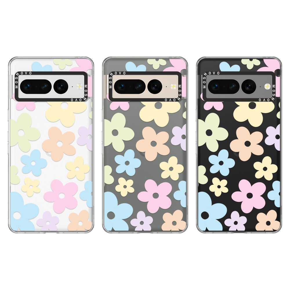 Pastel Flower Phone Case - Google Pixel 7 Pro Case