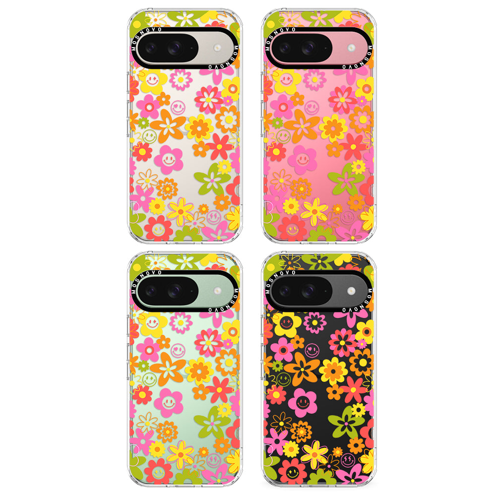 70's Groovy Floral Phone Case - Google Pixel 9 Case