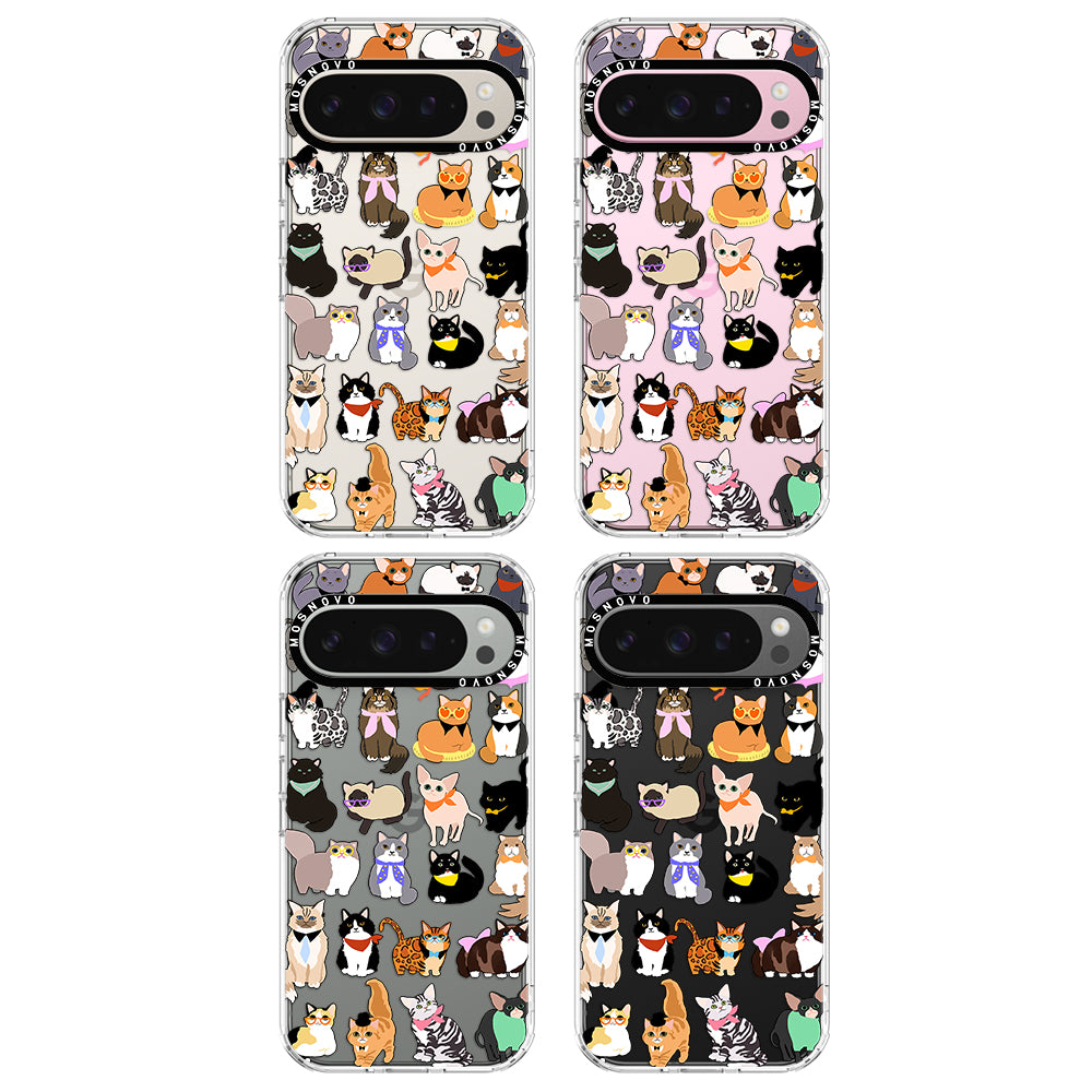 Cute Cats Phone Case - Google Pixel 9 Pro Case