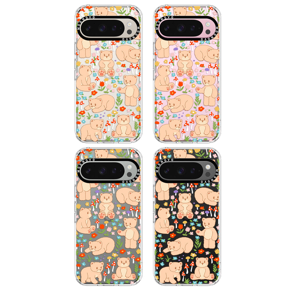 Cute Bear Phone Case - Google Pixel 9 Pro Case