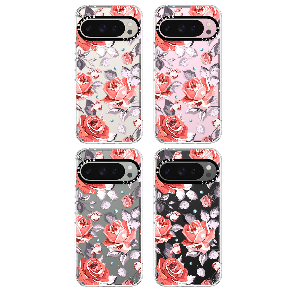 Retro Floral Phone Case - Google Pixel 9 Pro Case