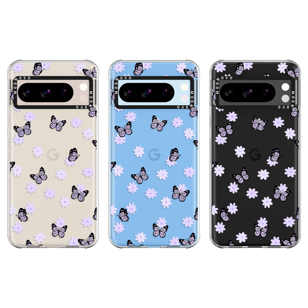 Lilac Butterfly Phone Case - Google Pixel 8 Pro Case