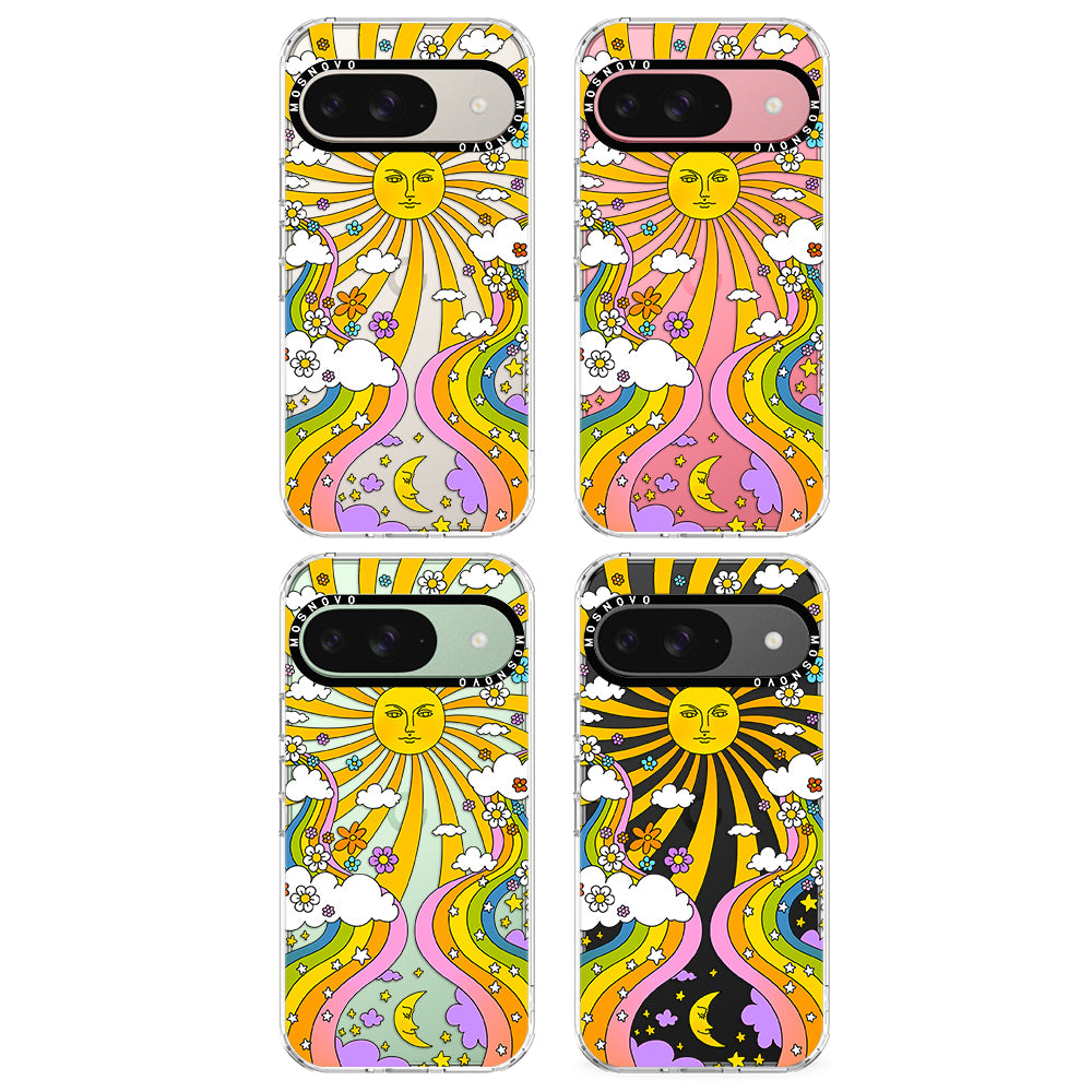 70's Psychedelic Groovy Art Phone Case - Google Pixel 9 Case