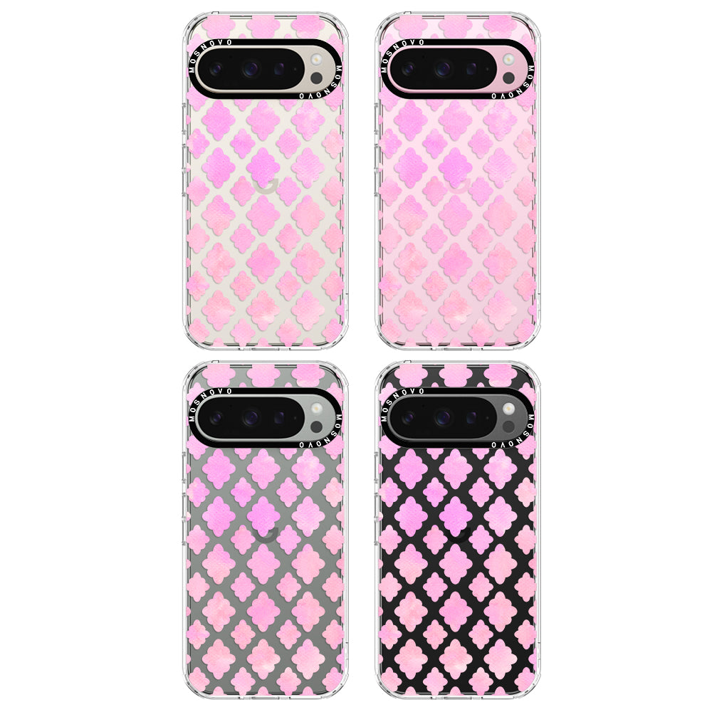 Pink Flower Diamond Phone Case - Google Pixel 9 Pro Case