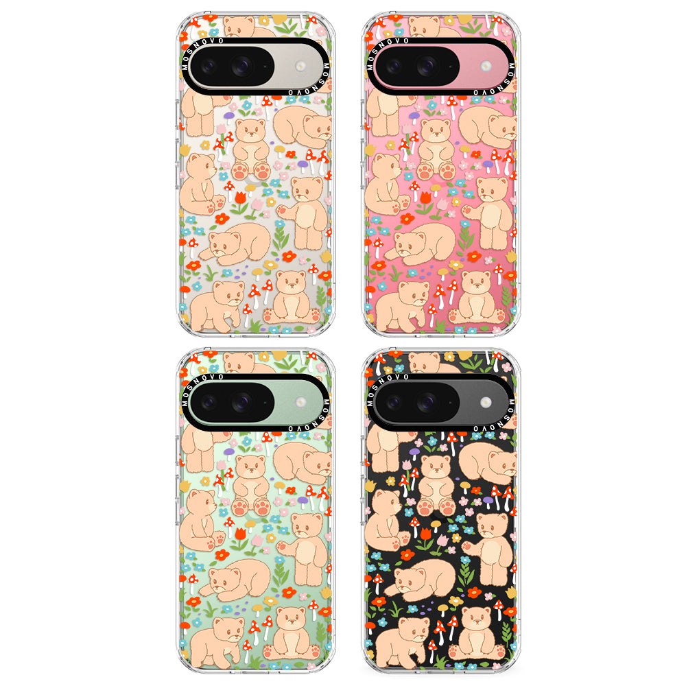 Cute Bear Phone Case - Google Pixel 9 Case