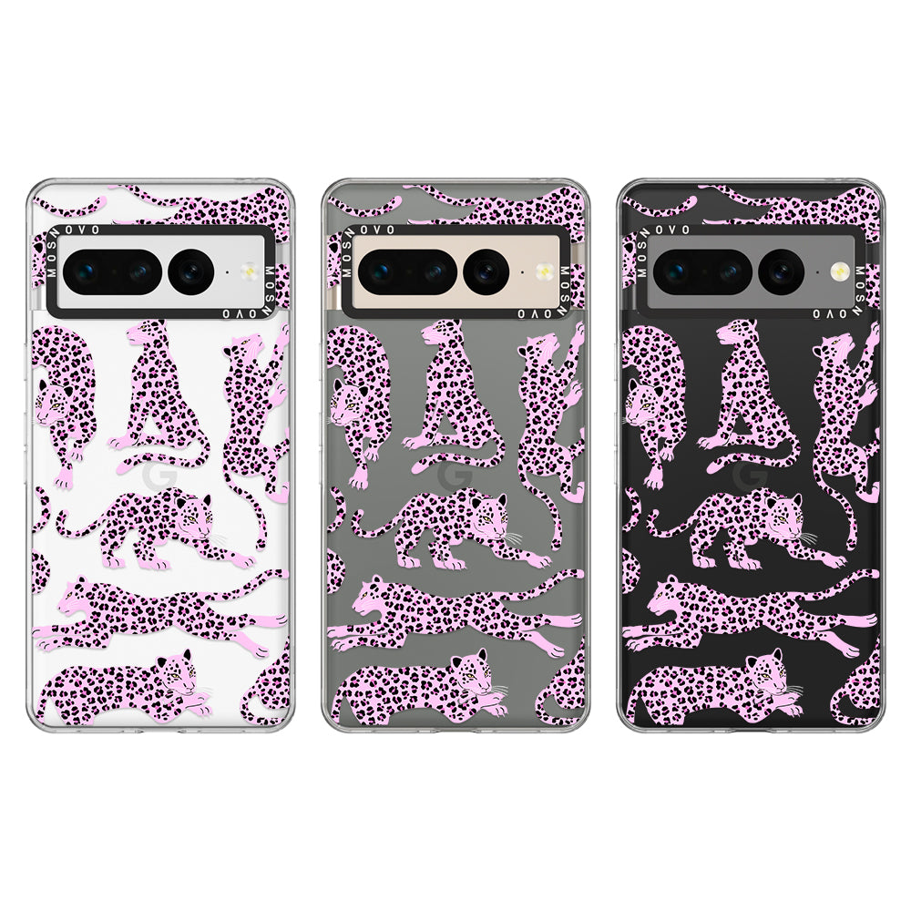 Pink Leopard Phone Case - Google Pixel 7 Pro Case