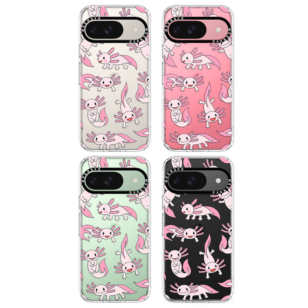 Pink Axolotl Phone Case - Google Pixel 9 Case