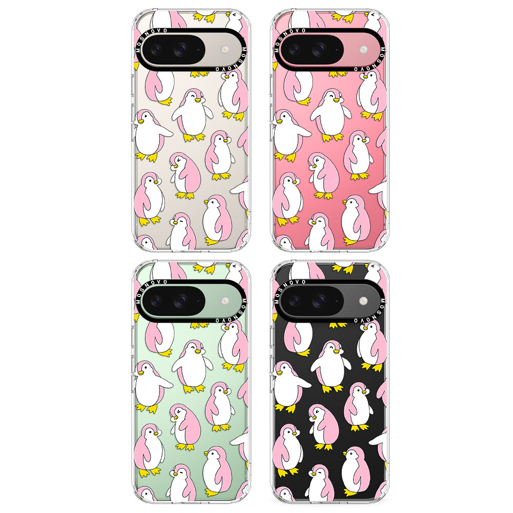 Pink Penguins Phone Case - Google Pixel 9 Case