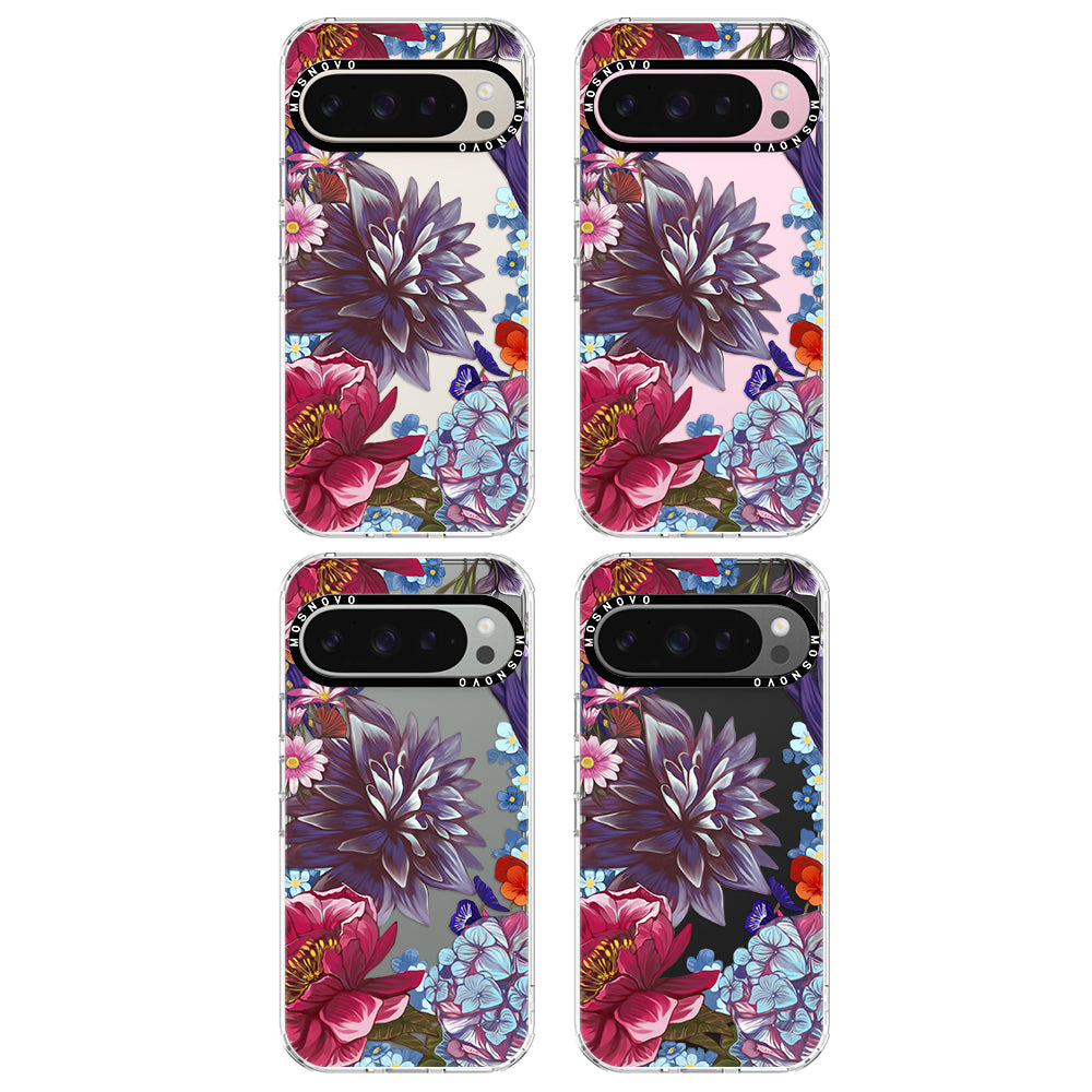 Lilac Floral Phone Case - Google Pixel 9 Pro Case