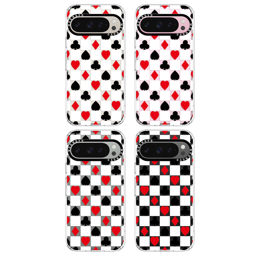 Checker Poker Phone Case - Google Pixel 9 Pro Case