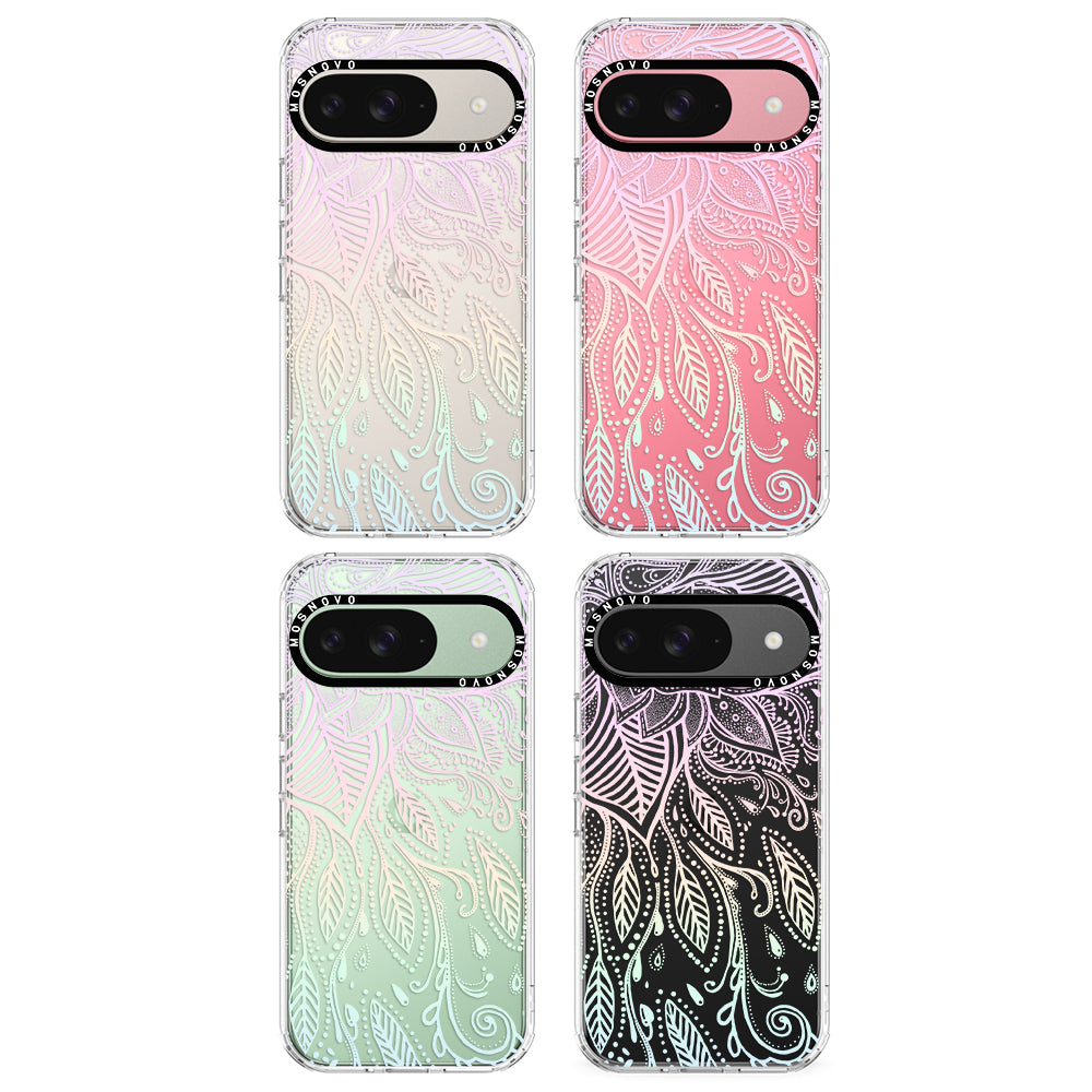 Pastel Rainbow Mandala Phone Case - Google Pixel 9 Case