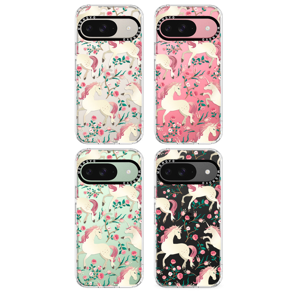 Unicorn Flower Garden Phone Case - Google Pixel 9 Case