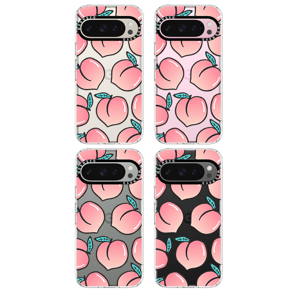 Cute Peach Phone Case - Google Pixel 9 Pro Case