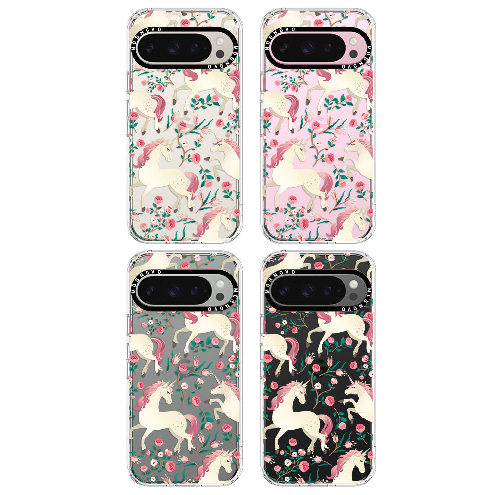 Unicorn Flower Garden Phone Case - Google Pixel 9 Pro Case