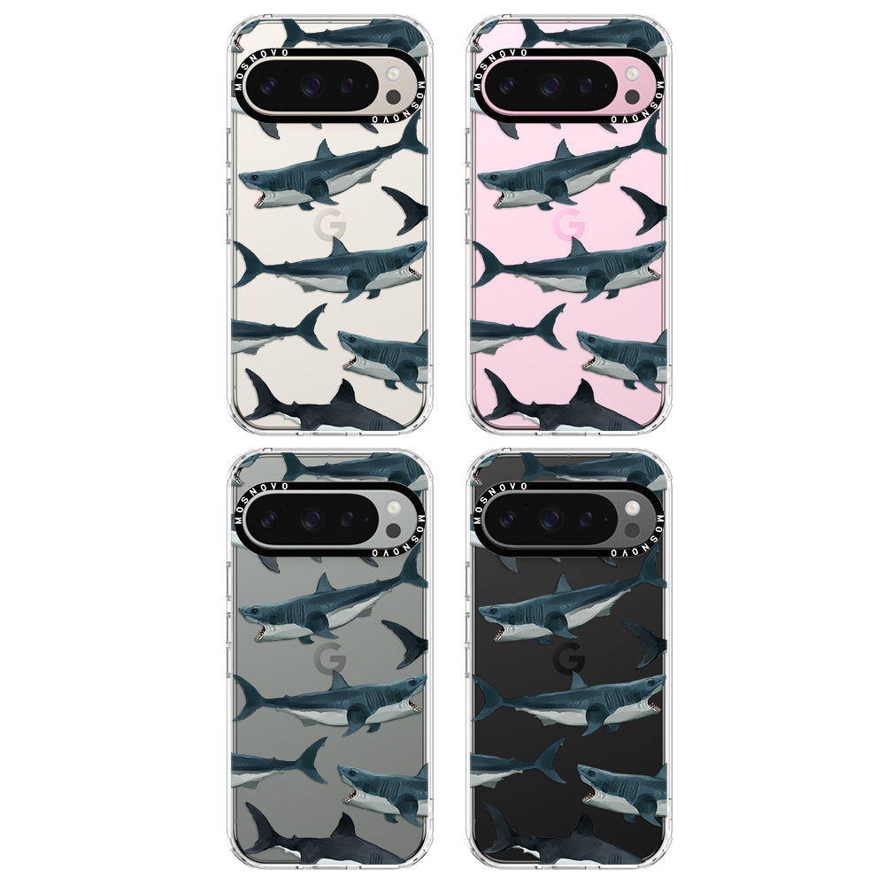 Great White Shark Phone Case - Google Pixel 9 Pro Case