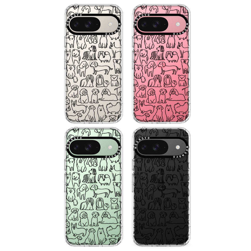 Doodle Dog Phone Case - Google Pixel 9 Case