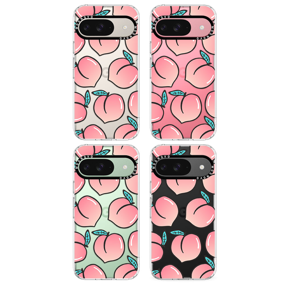 Cute Peach Phone Case - Google Pixel 9 Case