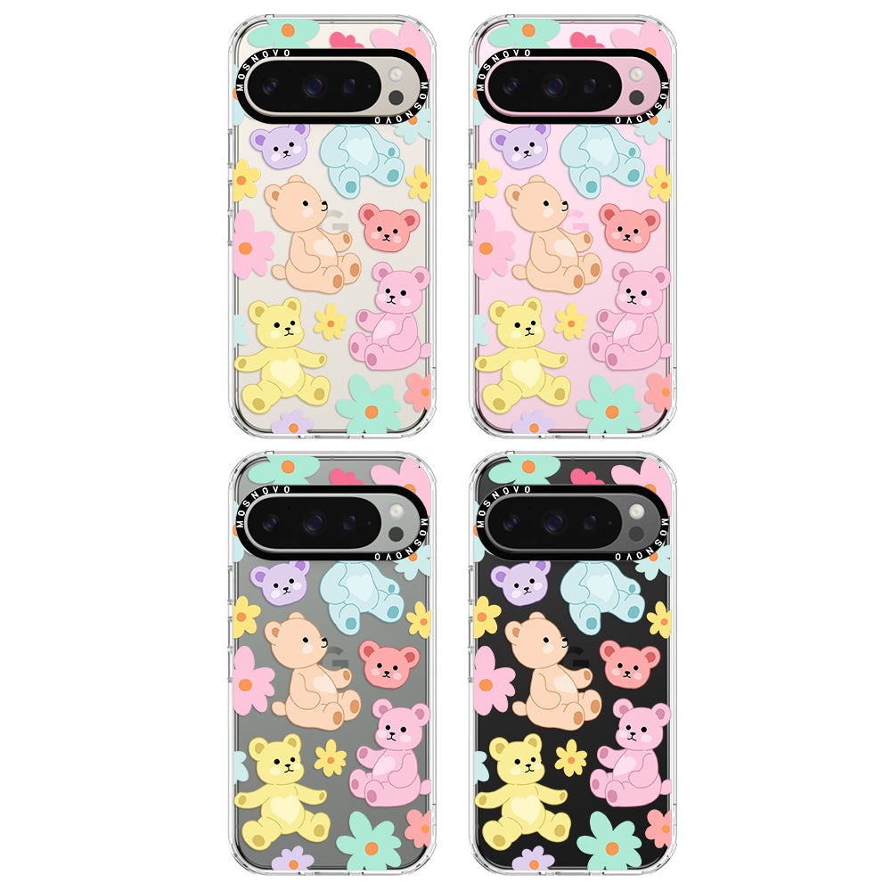 Cute Teddy Bear Phone Case - Google Pixel 9 Pro Case