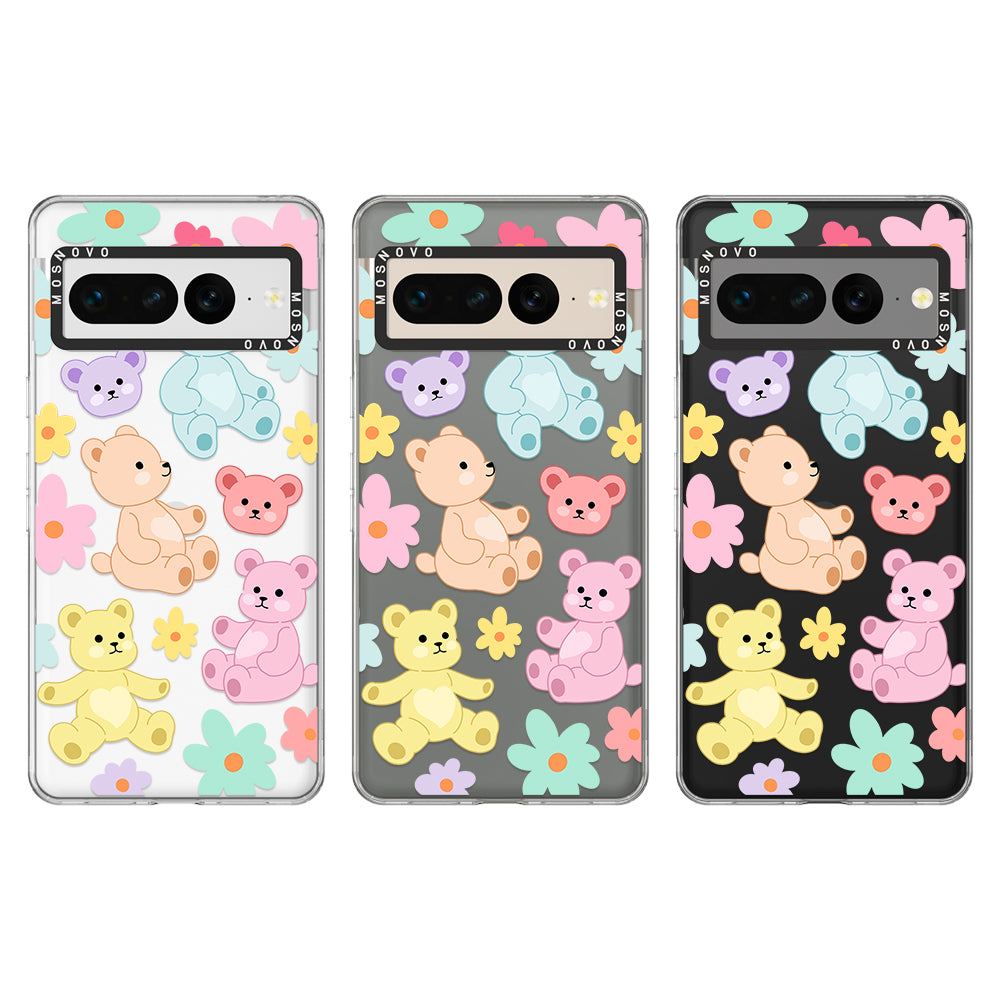 Cute Teddy Bear Phone Case - Google Pixel 7 Pro Case