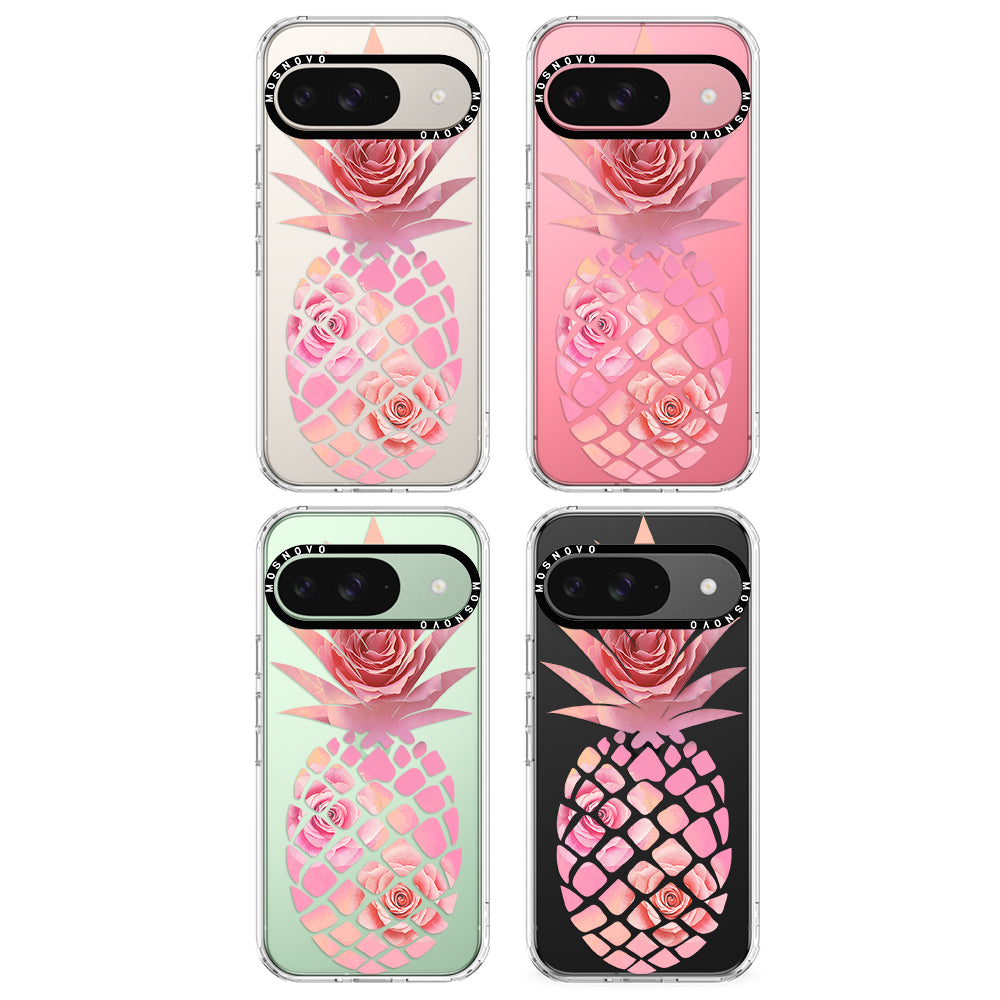 Pink Floral Pineapple Phone Case - Google Pixel 9 Case