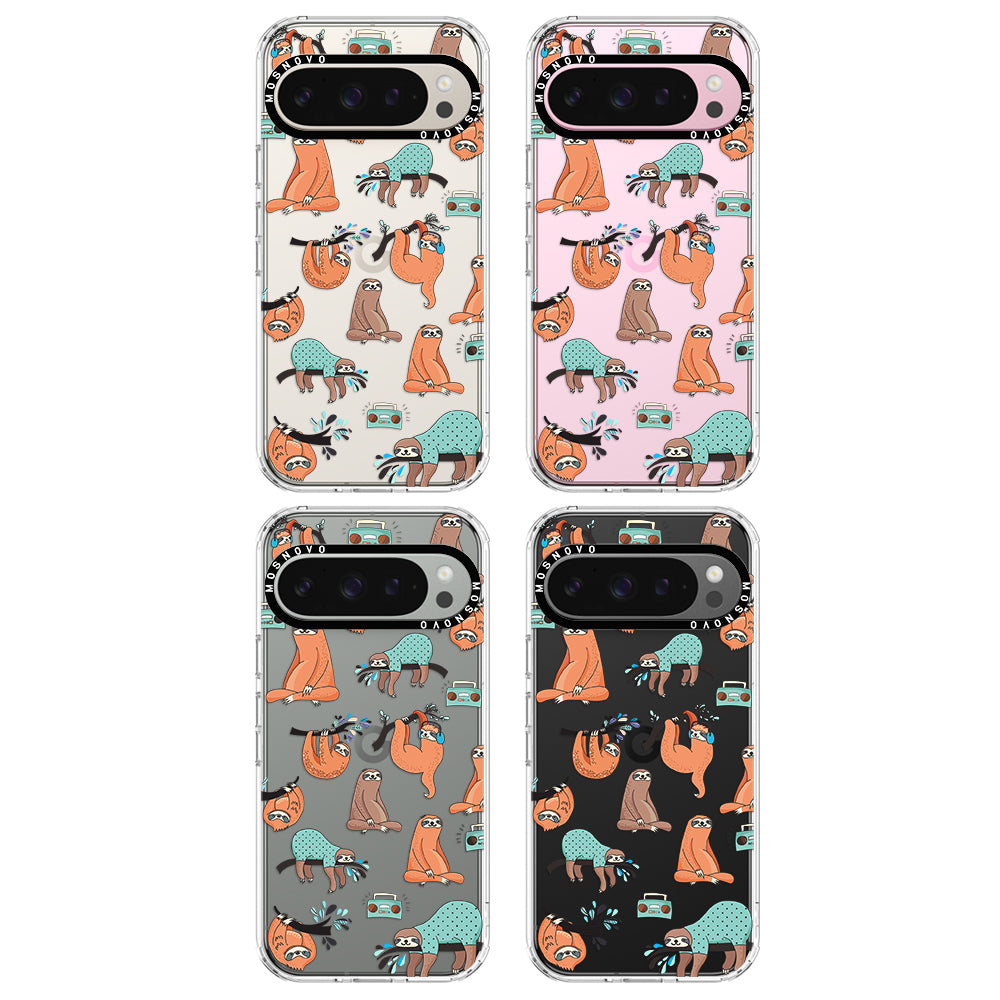 Musical Sloth Phone Case - Google Pixel 9 Pro Case