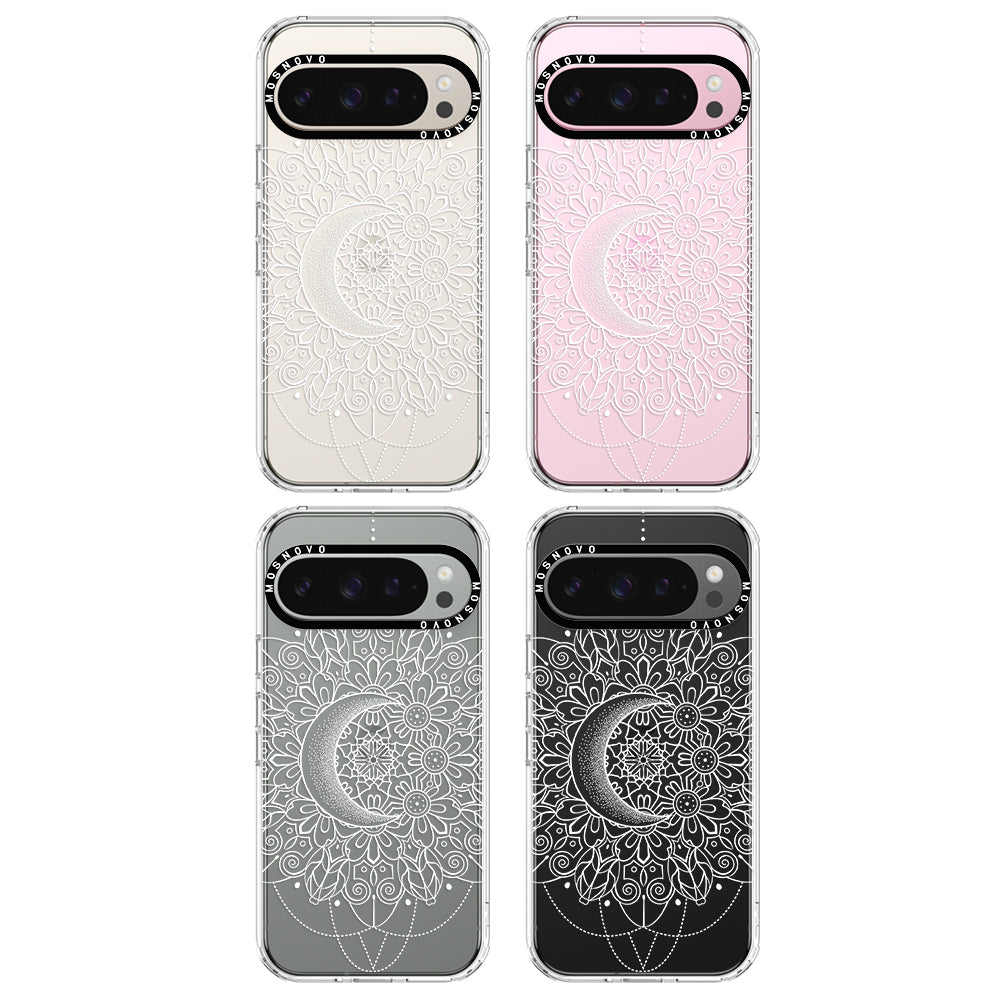 Celestial Moon Mandala Phone Case - Google Pixel 9 Pro Case