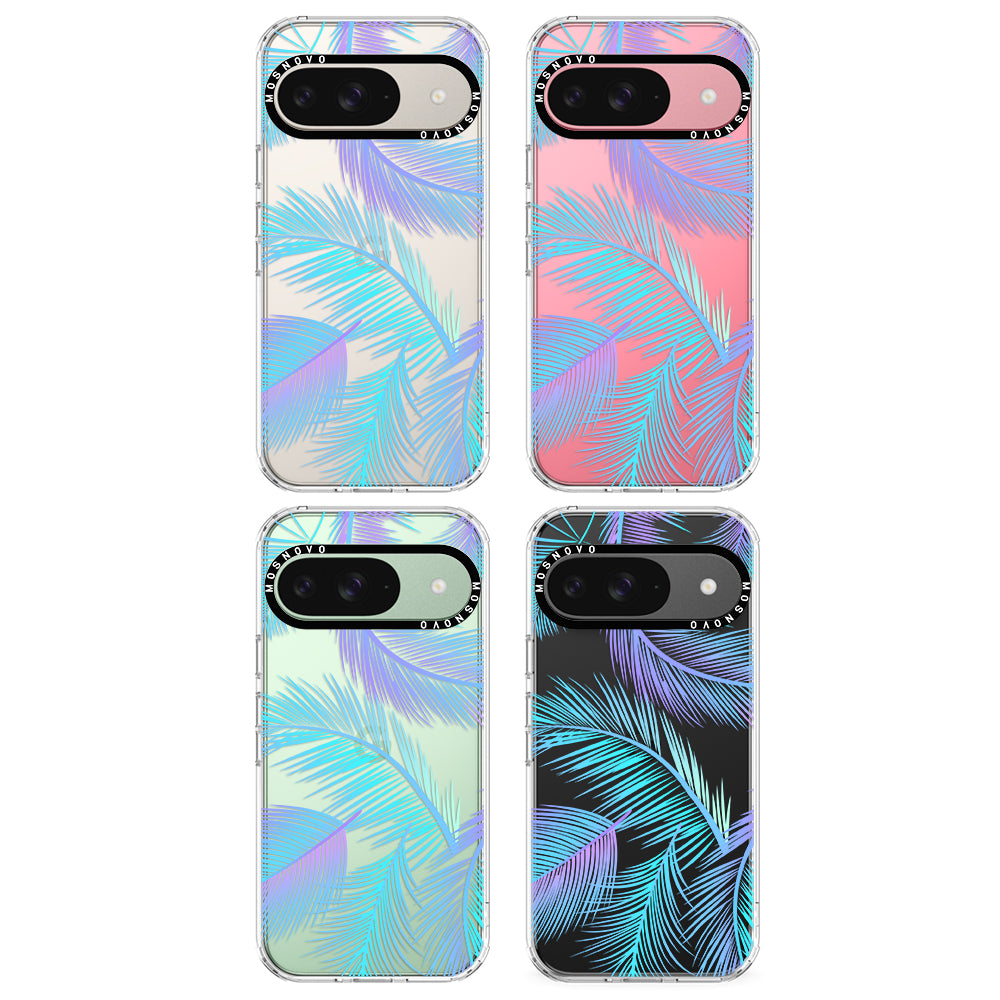 Gradient Tropical Palm Leaf Phone Case - Google Pixel 9 Case