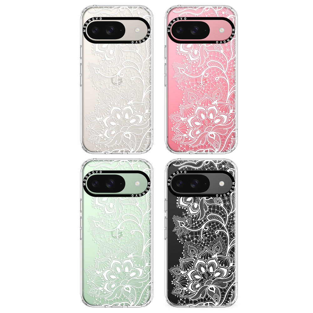 White Lotus Henna Phone Case - Google Pixel 9 Case