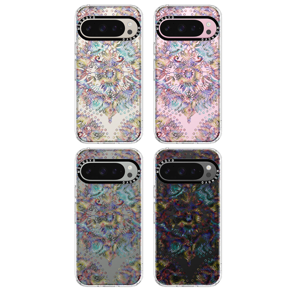 Rainbow Mandala Phone Case - Google Pixel 9 Pro Case