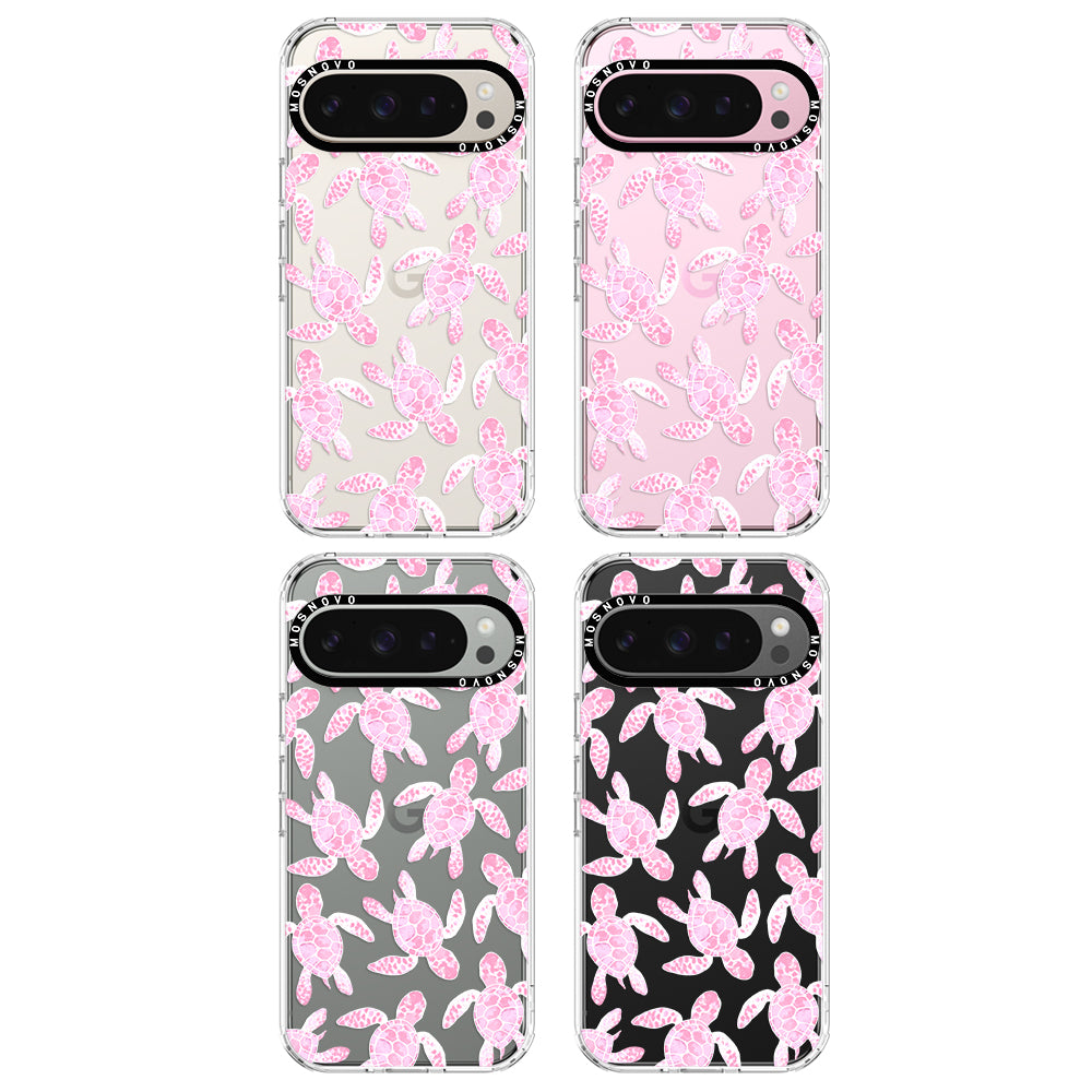 Pink Turtle Phone Case - Google Pixel 9 Pro Case