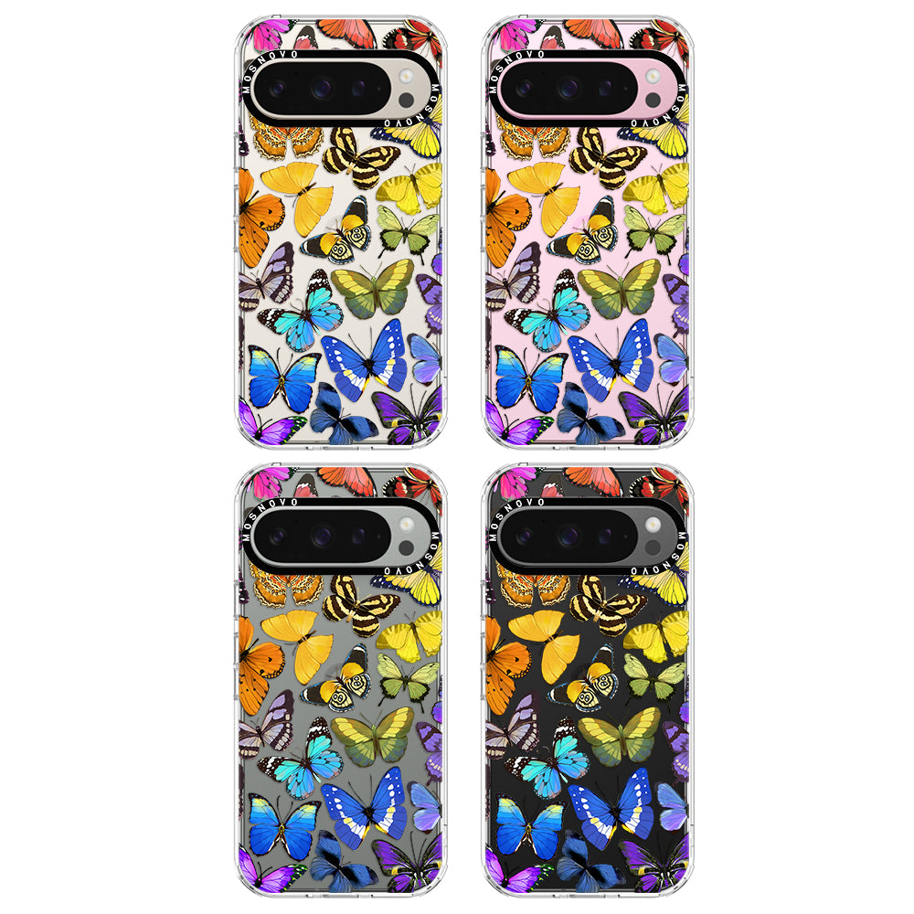 Rainbow Butterfly Phone Case - Google Pixel 9 Pro Case