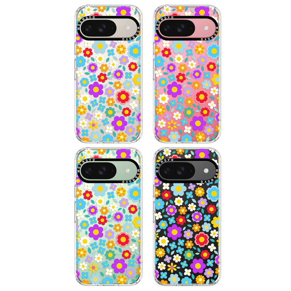 Groovy Floral Phone Case - Google Pixel 9 Case