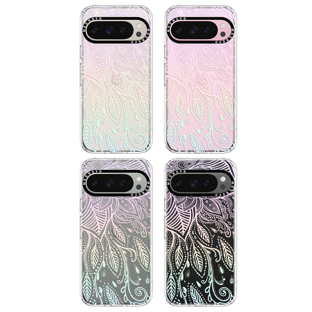 Pastel Rainbow Mandala Phone Case - Google Pixel 9 Pro Case