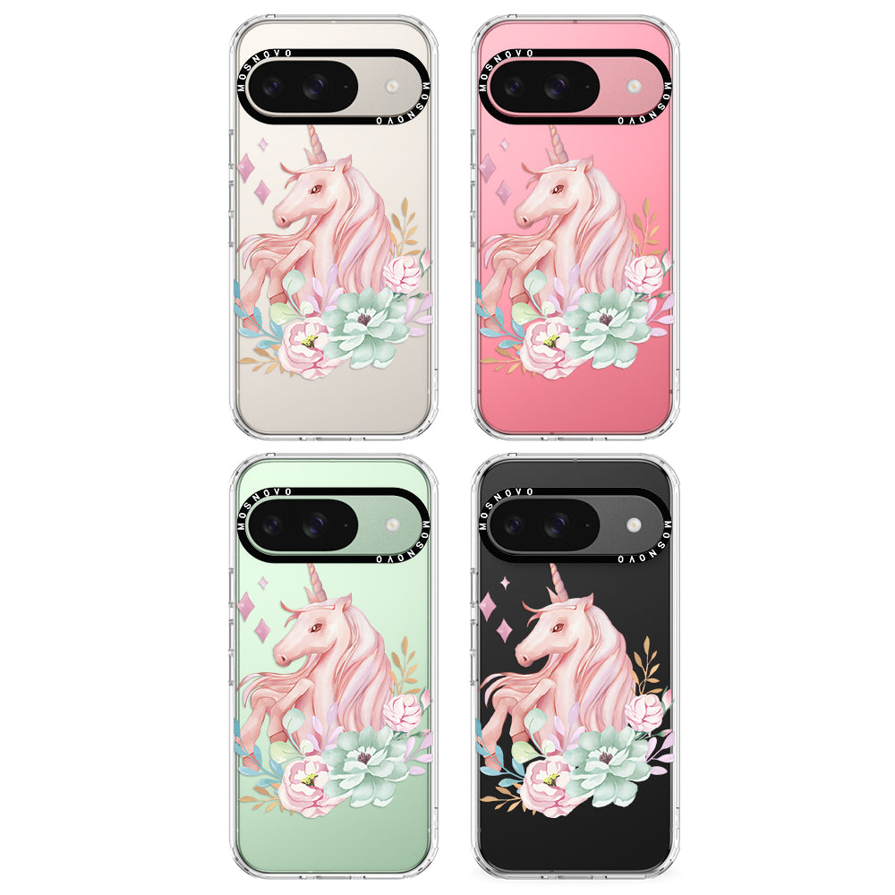 Pastel Flower Unicorn Phone Case - Google Pixel 9 Case