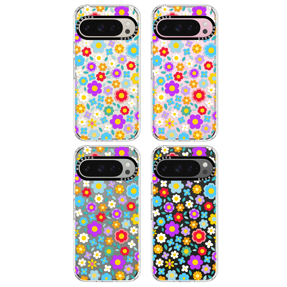 Groovy Floral Phone Case - Google Pixel 9 Pro Case