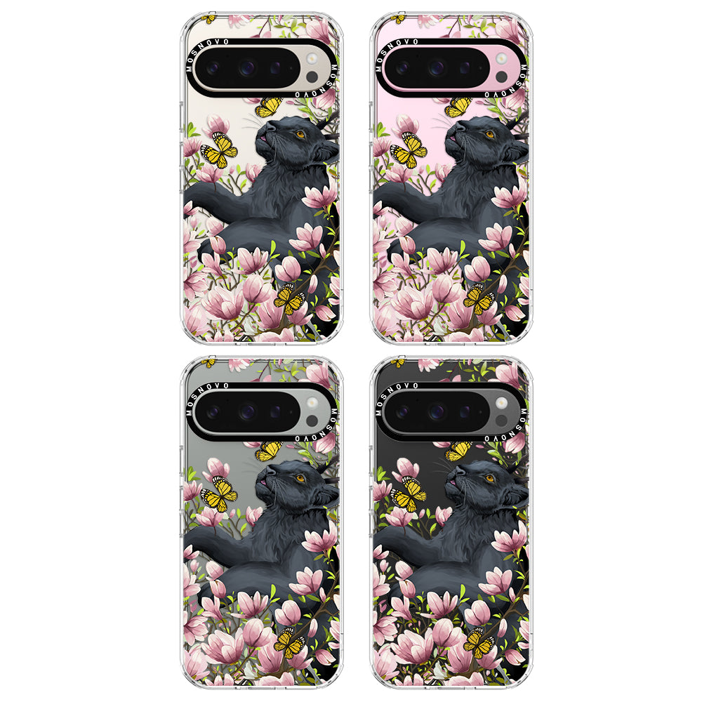 Black Panther Garden Phone Case - Google Pixel 9 Pro Case