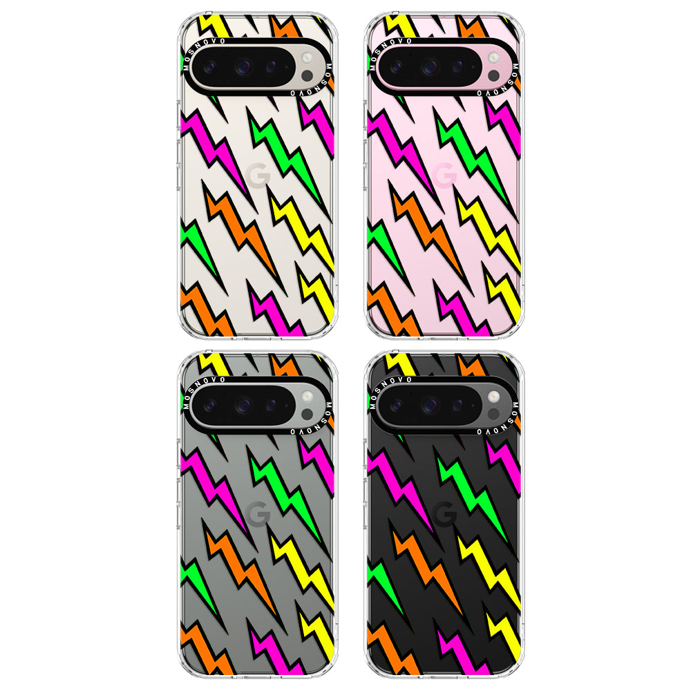 Colorful Lightning Phone Case - Google Pixel 9 Pro Case