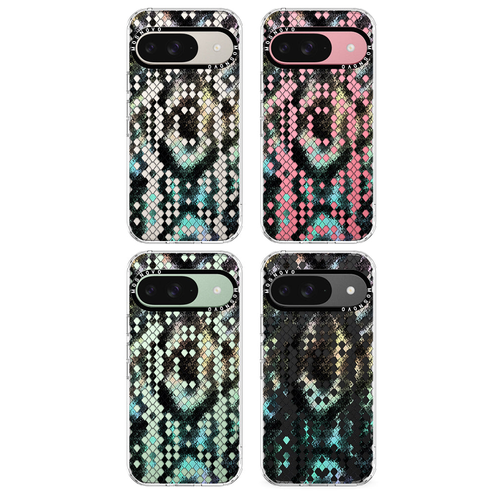 Rainbow Snake Print Phone Case - Google Pixel 9 Case