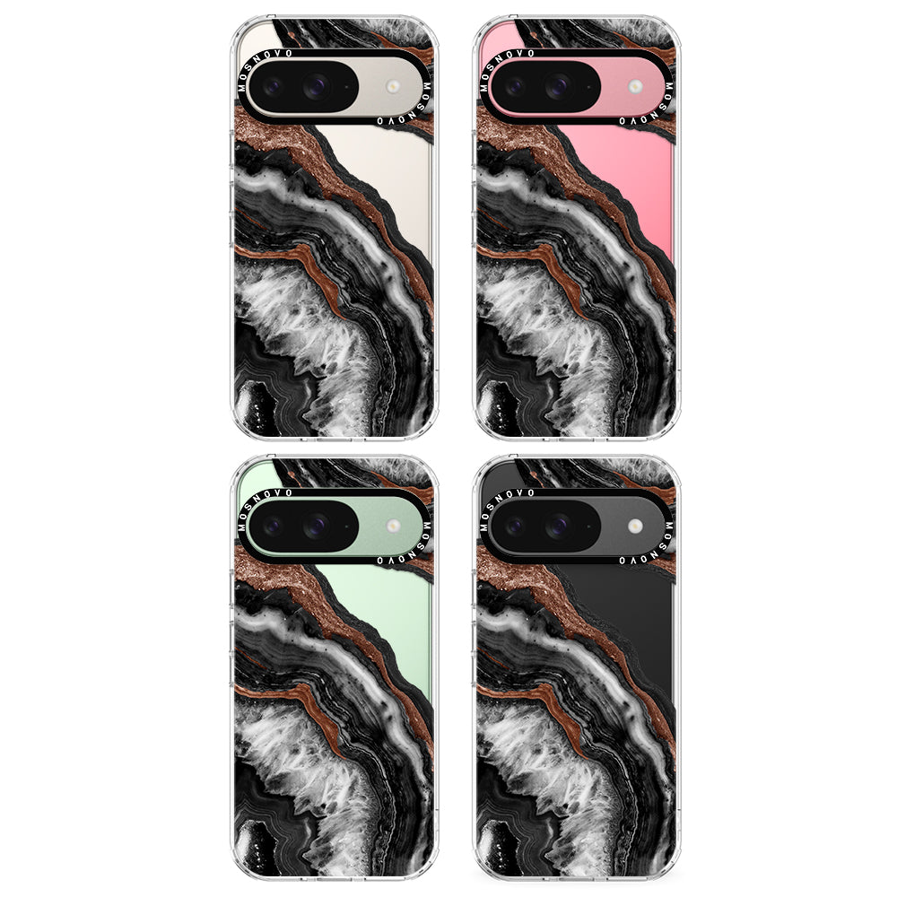 Black Agate Phone Case - Google Pixel 9 Case