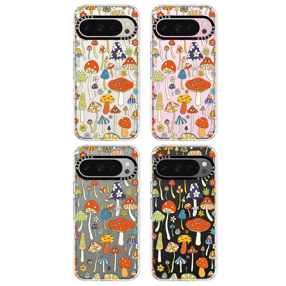 Mushroom Art Phone Case - Google Pixel 9 Pro Case