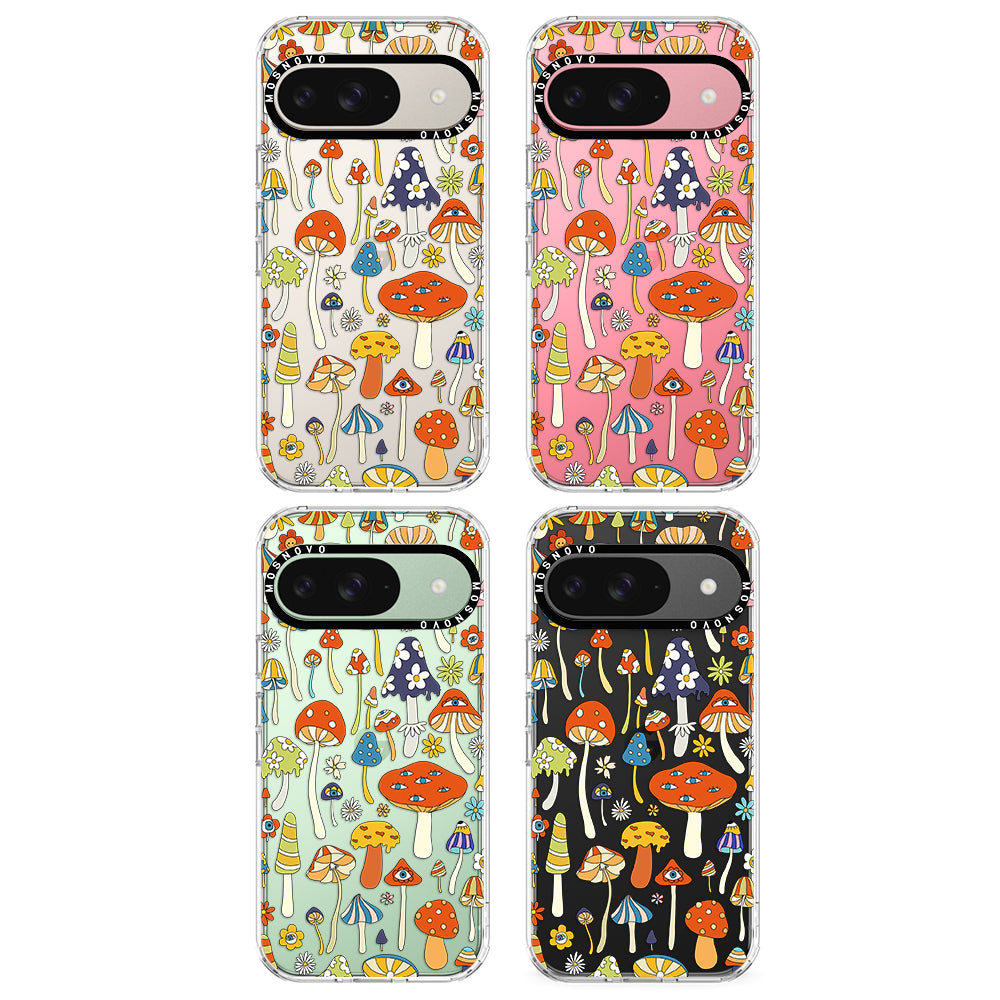 Mushroom Art Phone Case - Google Pixel 9 Case