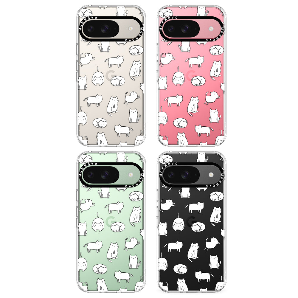 Kawaii Cat Phone Case - Google Pixel 9 Case