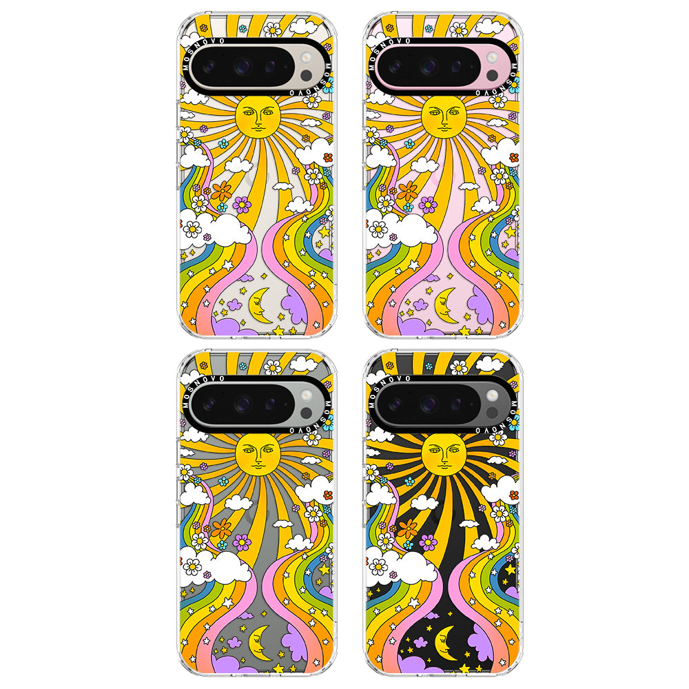 70's Psychedelic Groovy Art Phone Case - Google Pixel 9 Pro Case