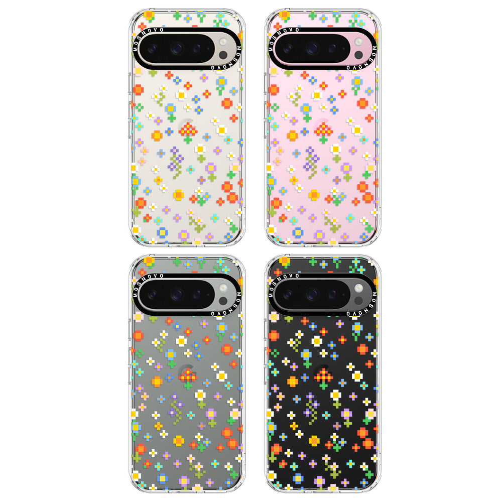 Pixel-Floral Phone Case - Google Pixel 9 Pro Case